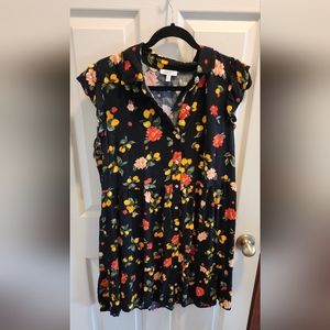 Lemon floral dress